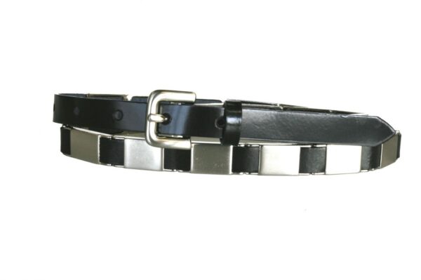 Cintura in cuoio spazzalato
