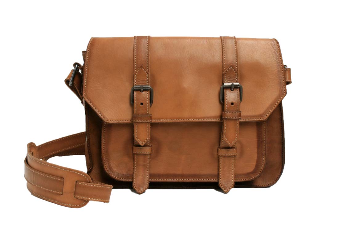 Borsa in vera pelle crust Aspell accessori moda