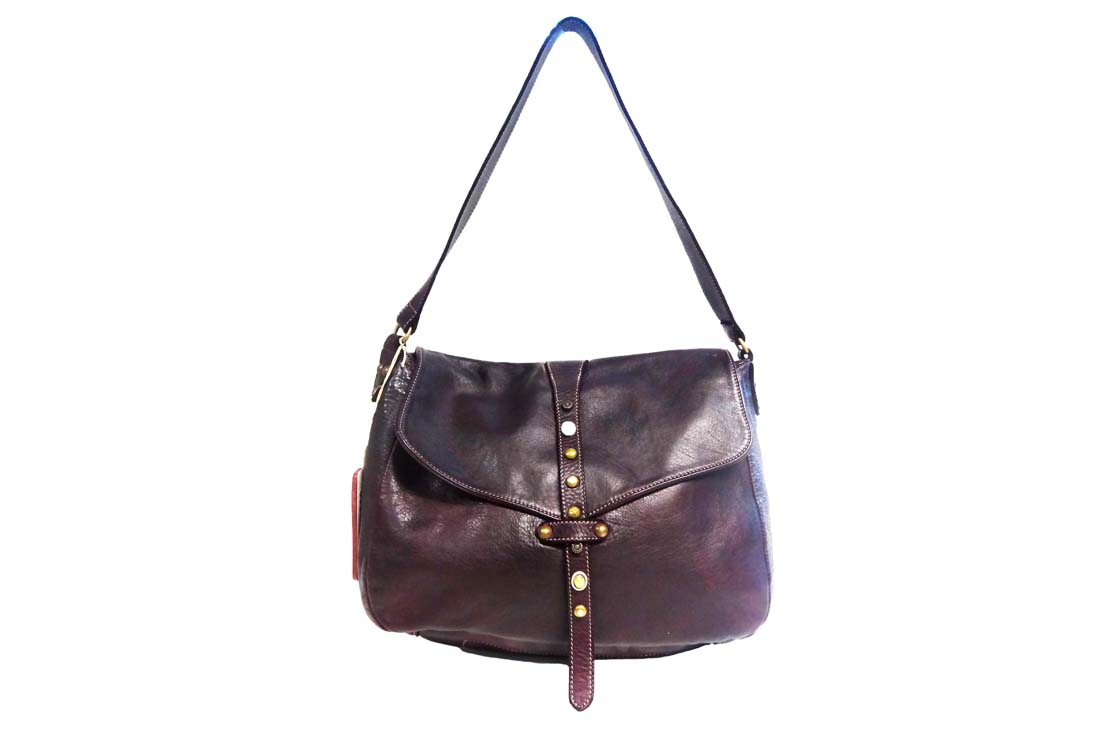Borsa Enrica Aubergine Aspell accessori moda