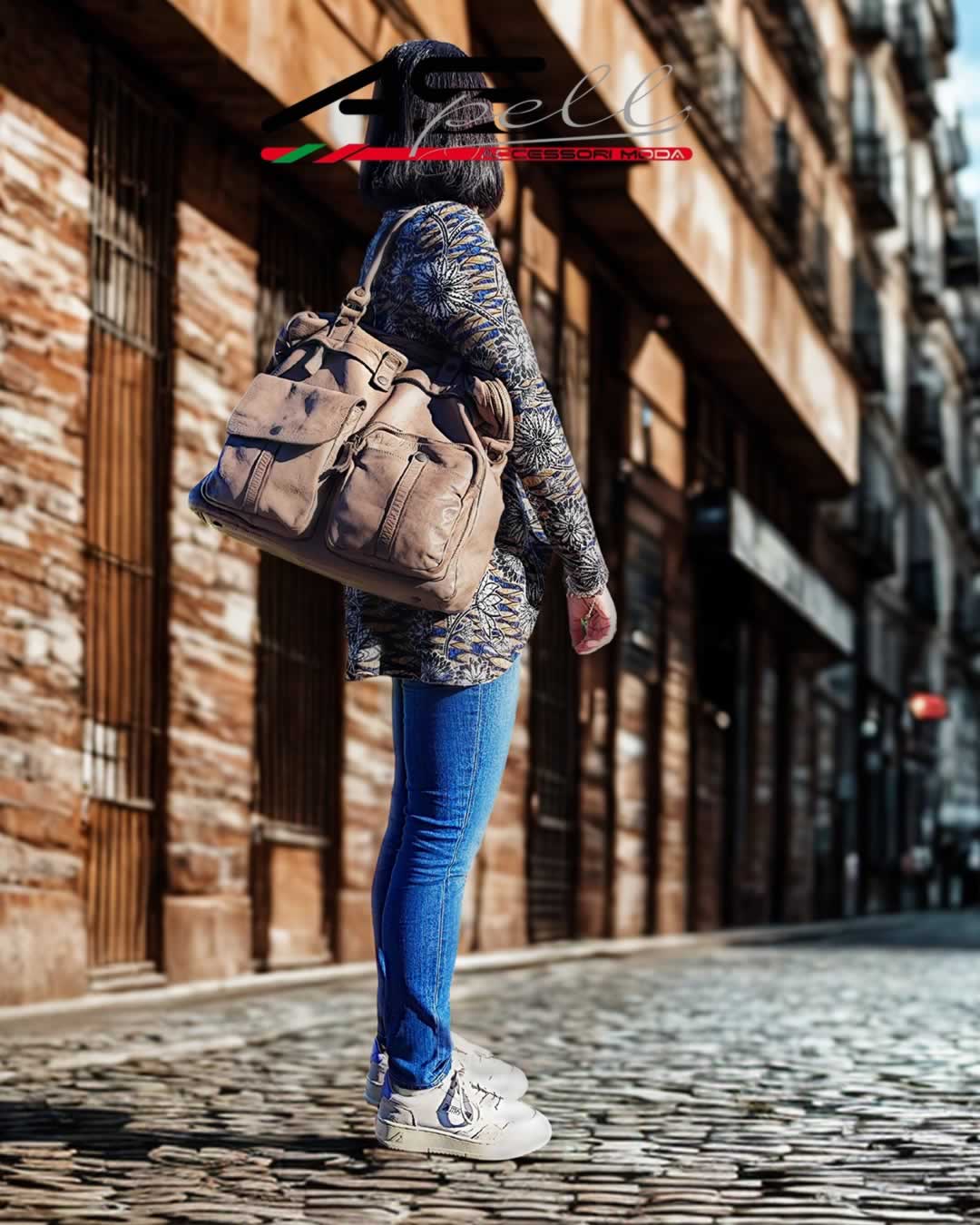 Borsa Raul in vera pelle