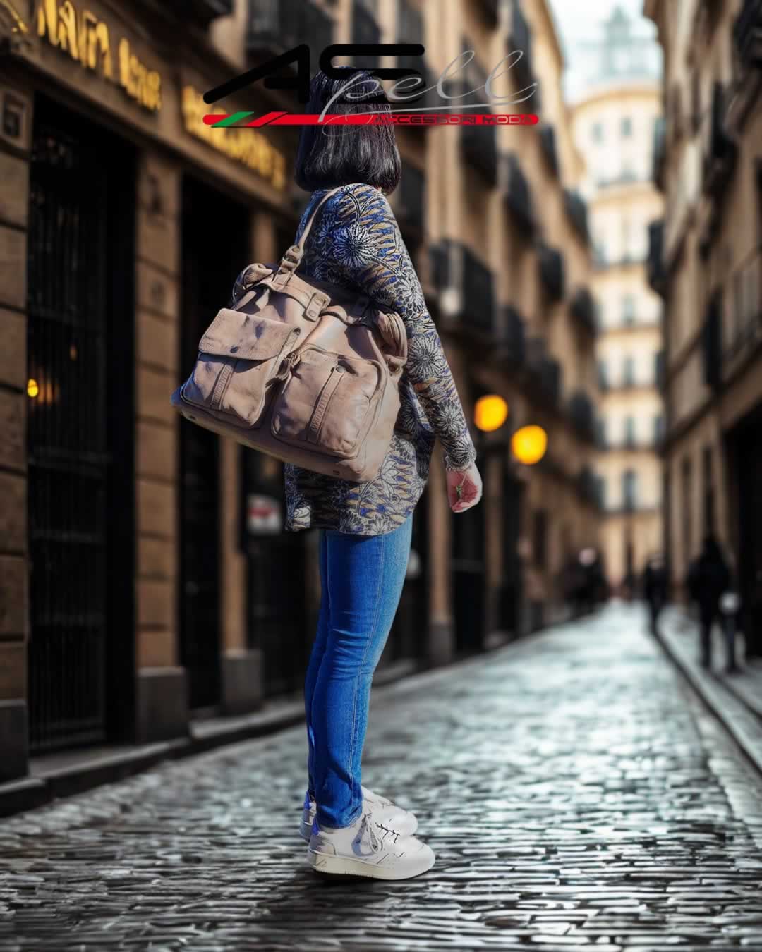 Borsa Raul in vera pelle