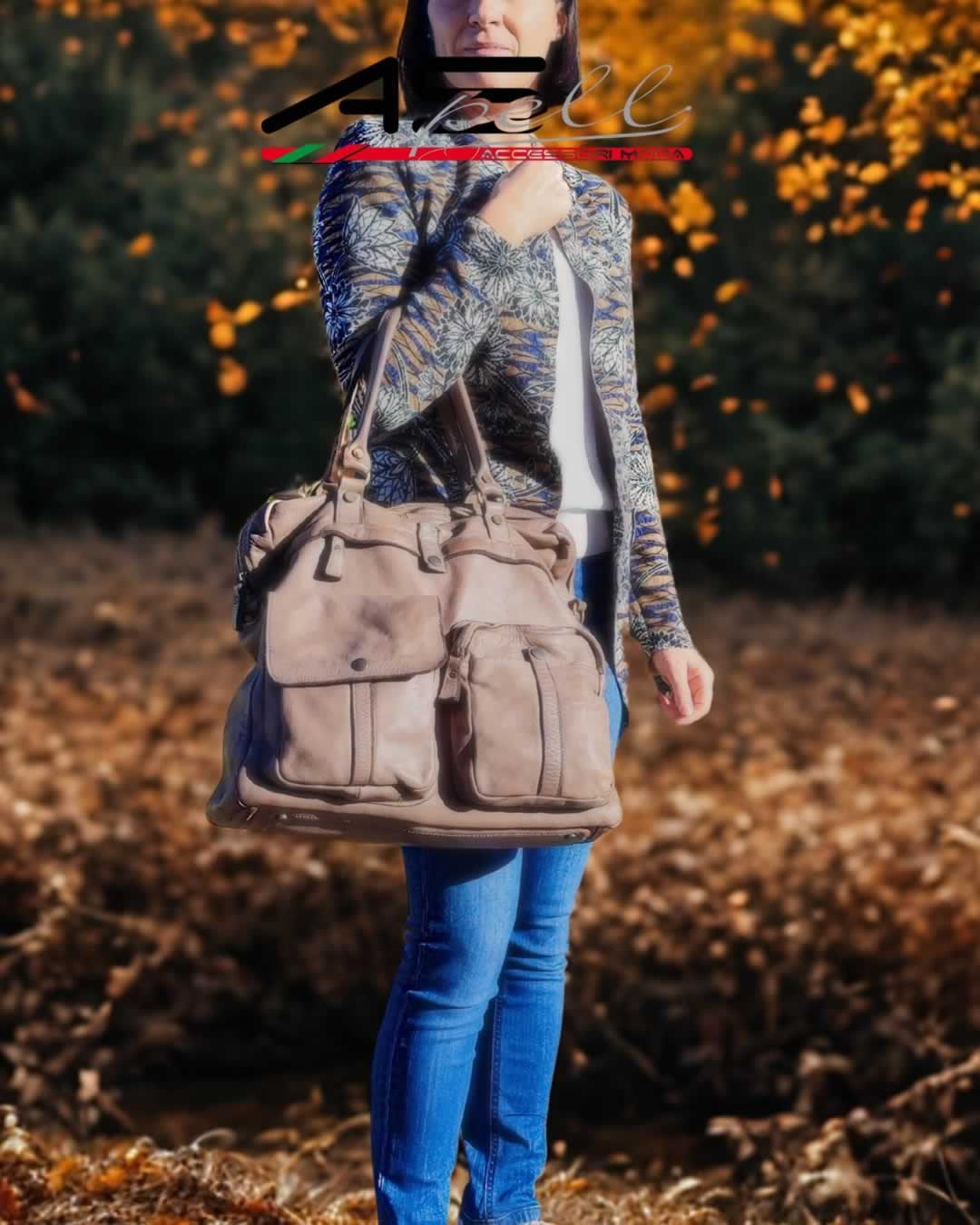 Borsa Raul in vera pelle