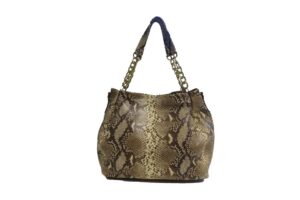 Borsa Stampa Pitone Roccia Aspell accessori moda